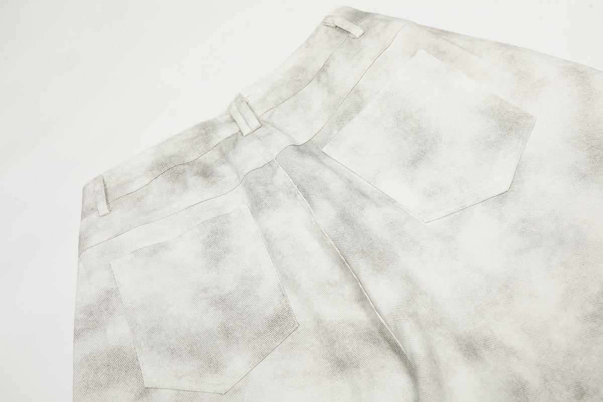 Pantalon cargo large délavé à écusson étoile Madxmarx