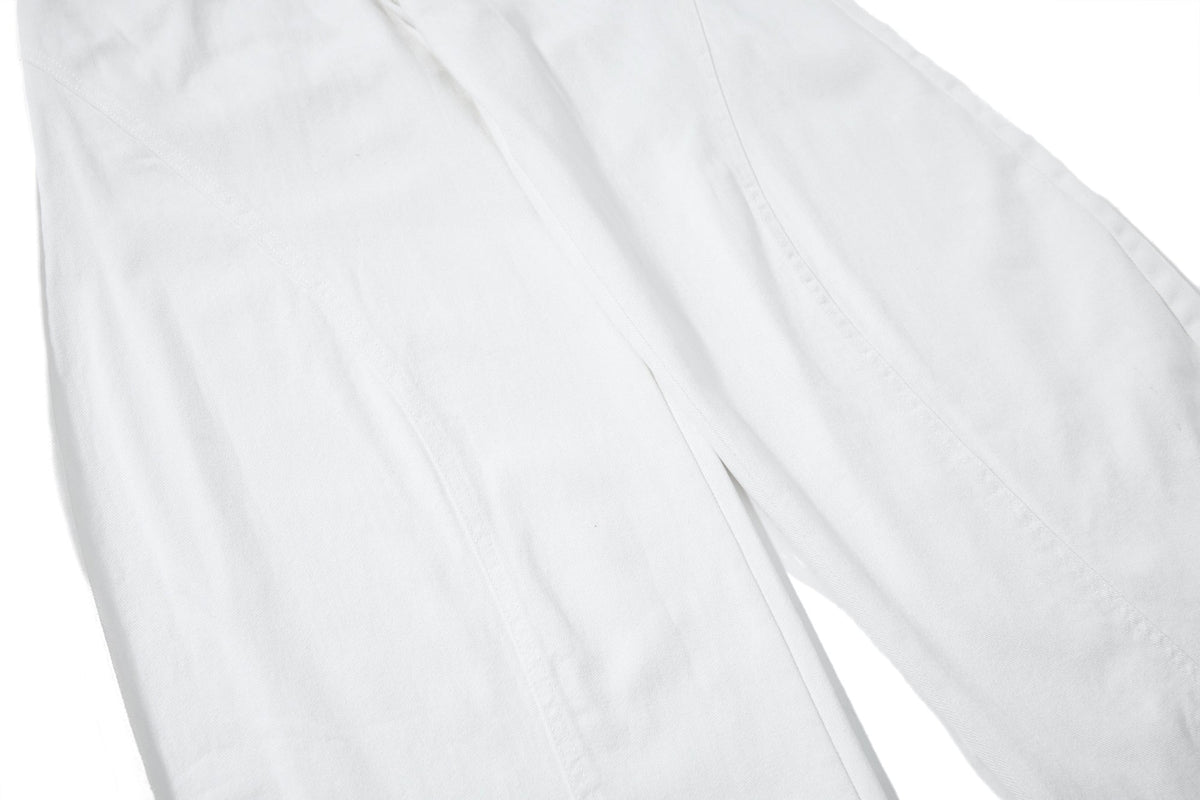 Madxmarx Double-Waist Curved Wide Pants
