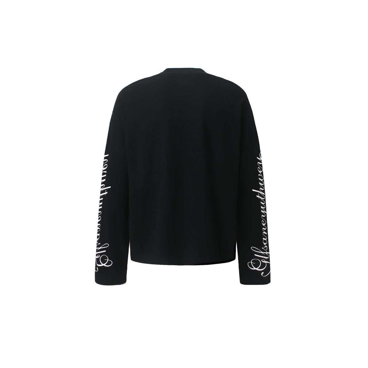Madxmarx Leopard Print Waffle Long Sleeve