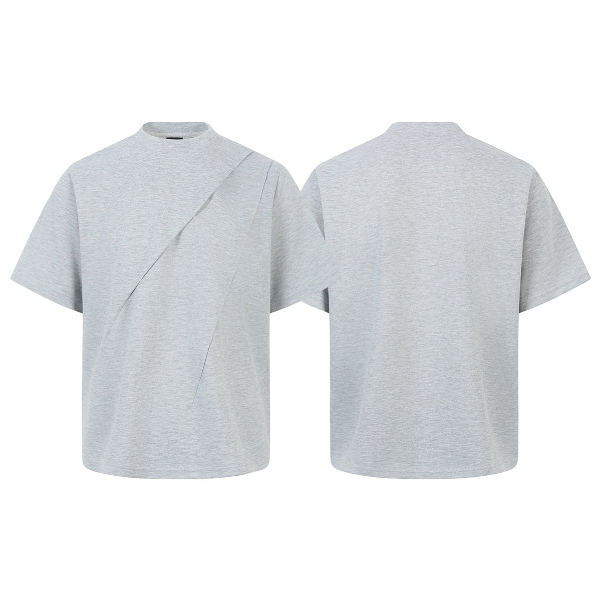 Madxmarx “Asym Cut” Sculpted Short-Sleeve Tee