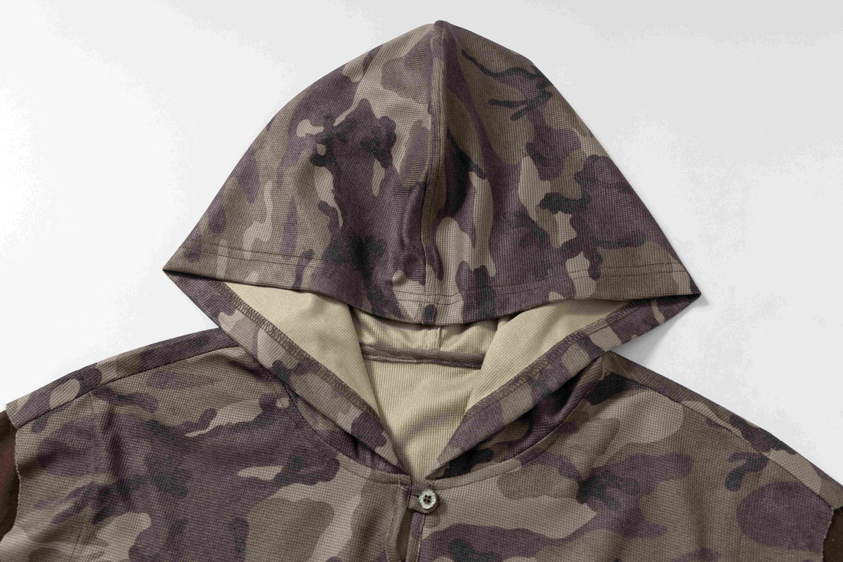 Madxmarx Camo Hooded Tee