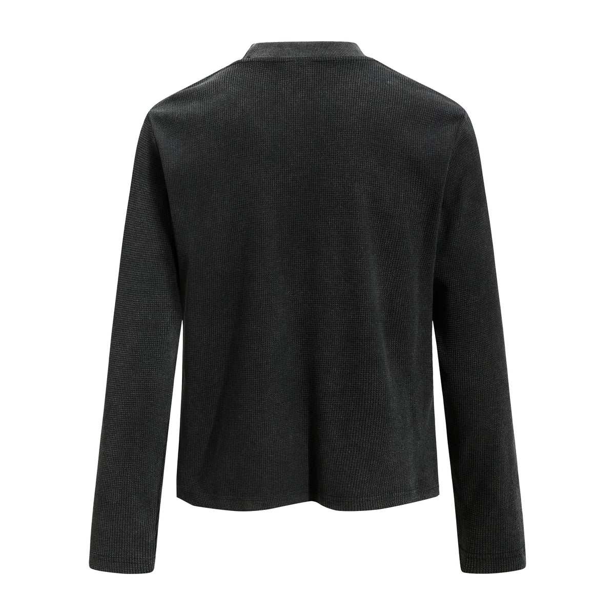 Madxmarx Bauhaus Graphic Waffle Long Sleeve Tee
