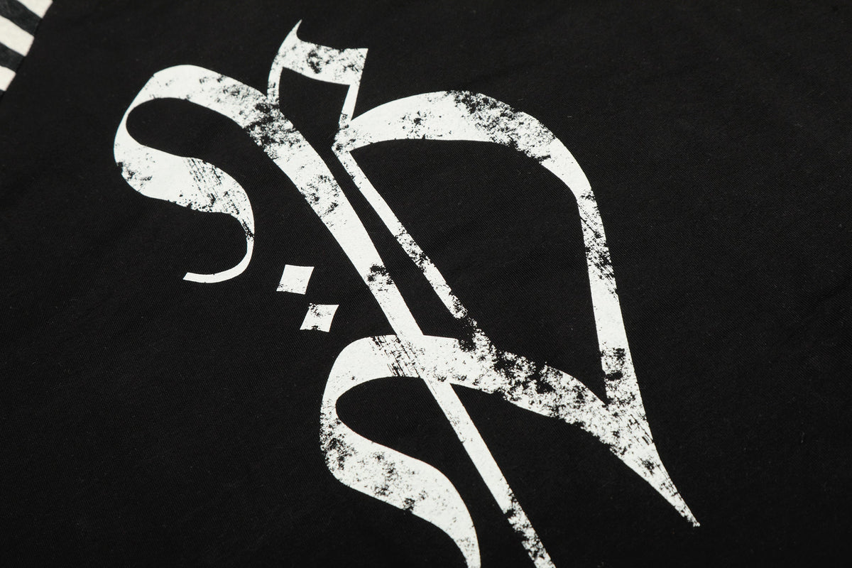 Madxmarx Cross Graphic Raglan Long Sleeve Tee