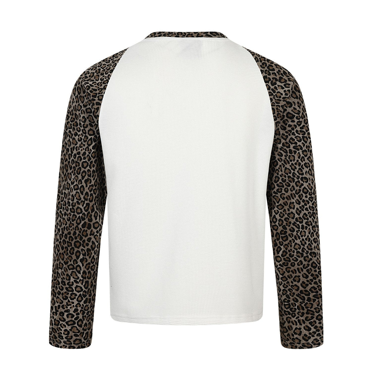 Madxmarx Leopard Raglan Graphic Long Sleeve Tee