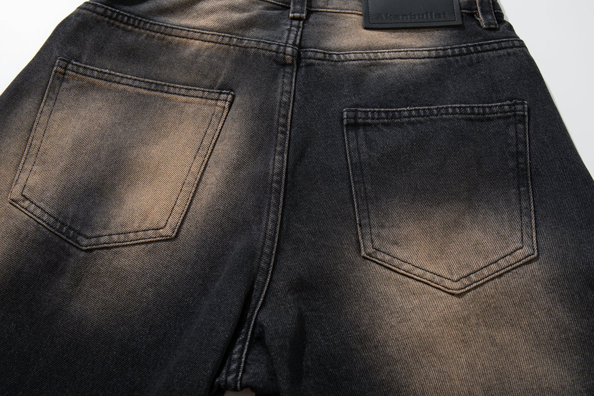 Madxmarx Washed-Cloud Wide-Leg Jeans