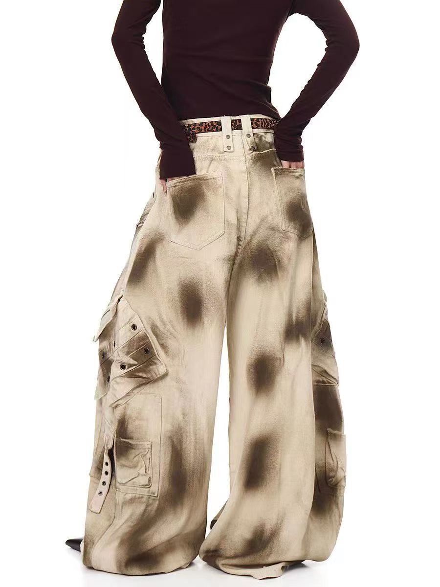Pantalon cargo style tonneau vieilli Madxmarx