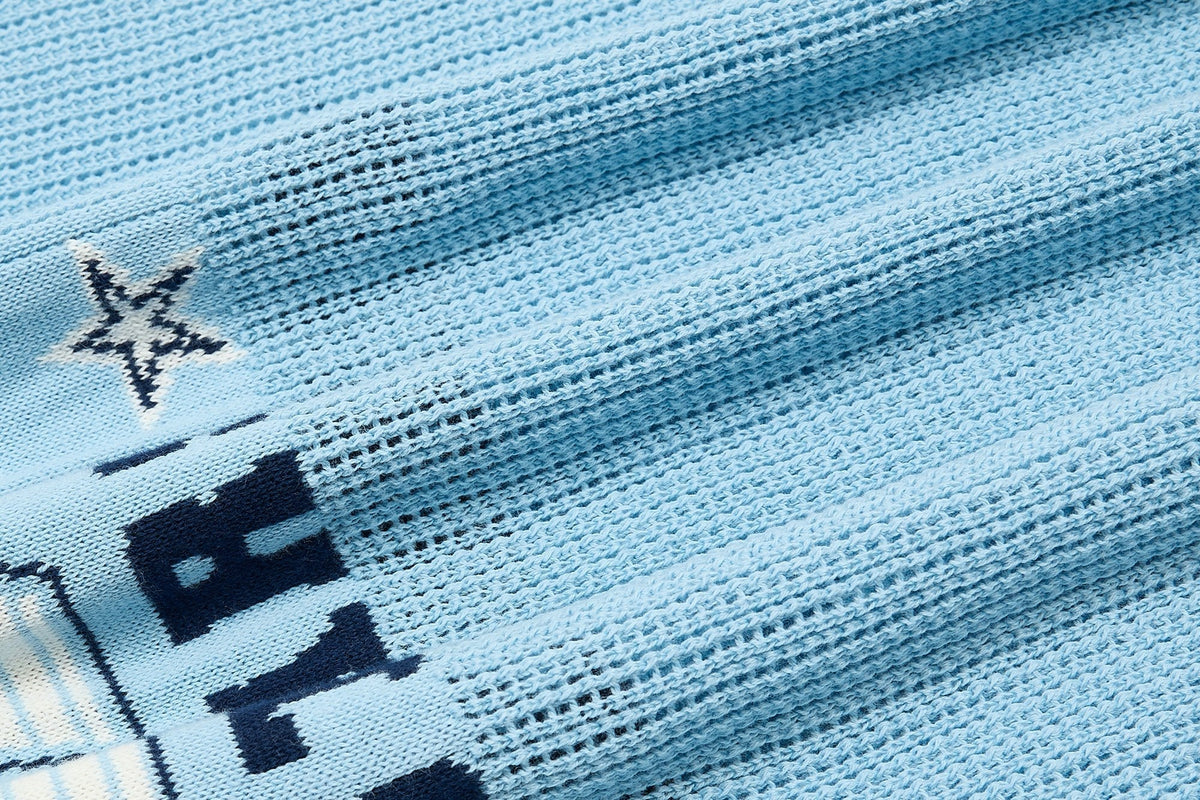 Madxmarx “Varsity Knit Polo”