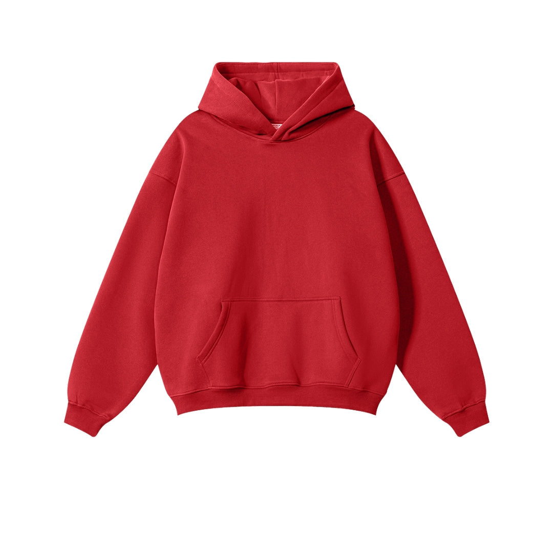 red hoodie