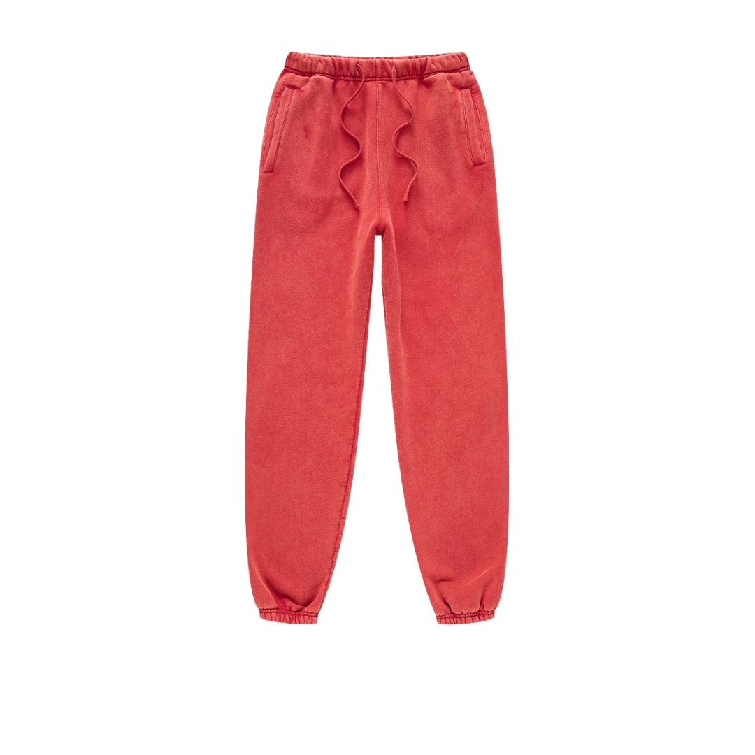 Oversize Fleece Lining Washed Zipper Hoodie & Pullover Hoodie & Pants Setup