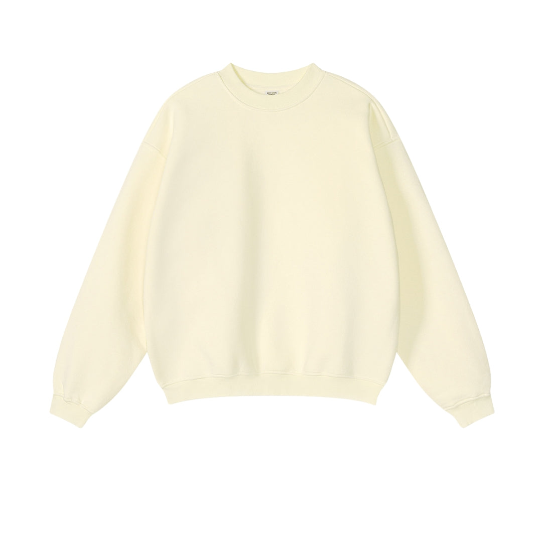 Fleece Lining Oversize Sweatshirt