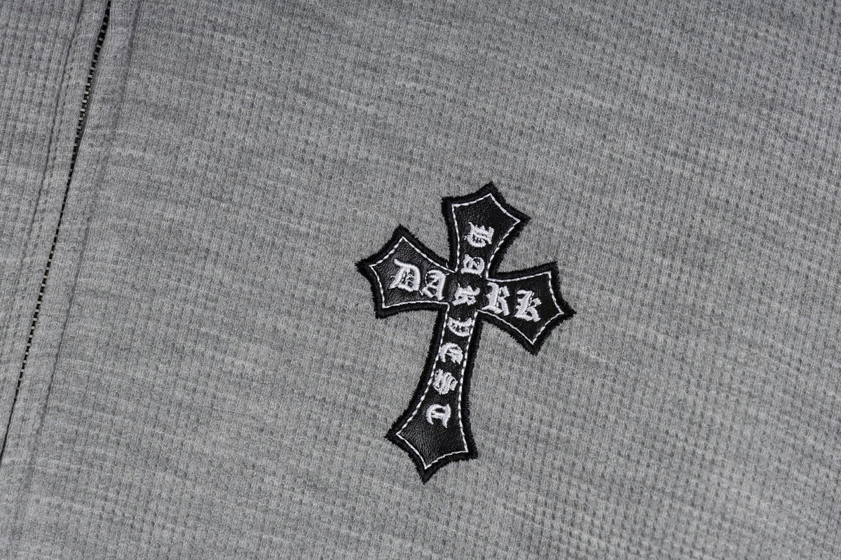Madxmarx Gothic Script Zip Hoodie
