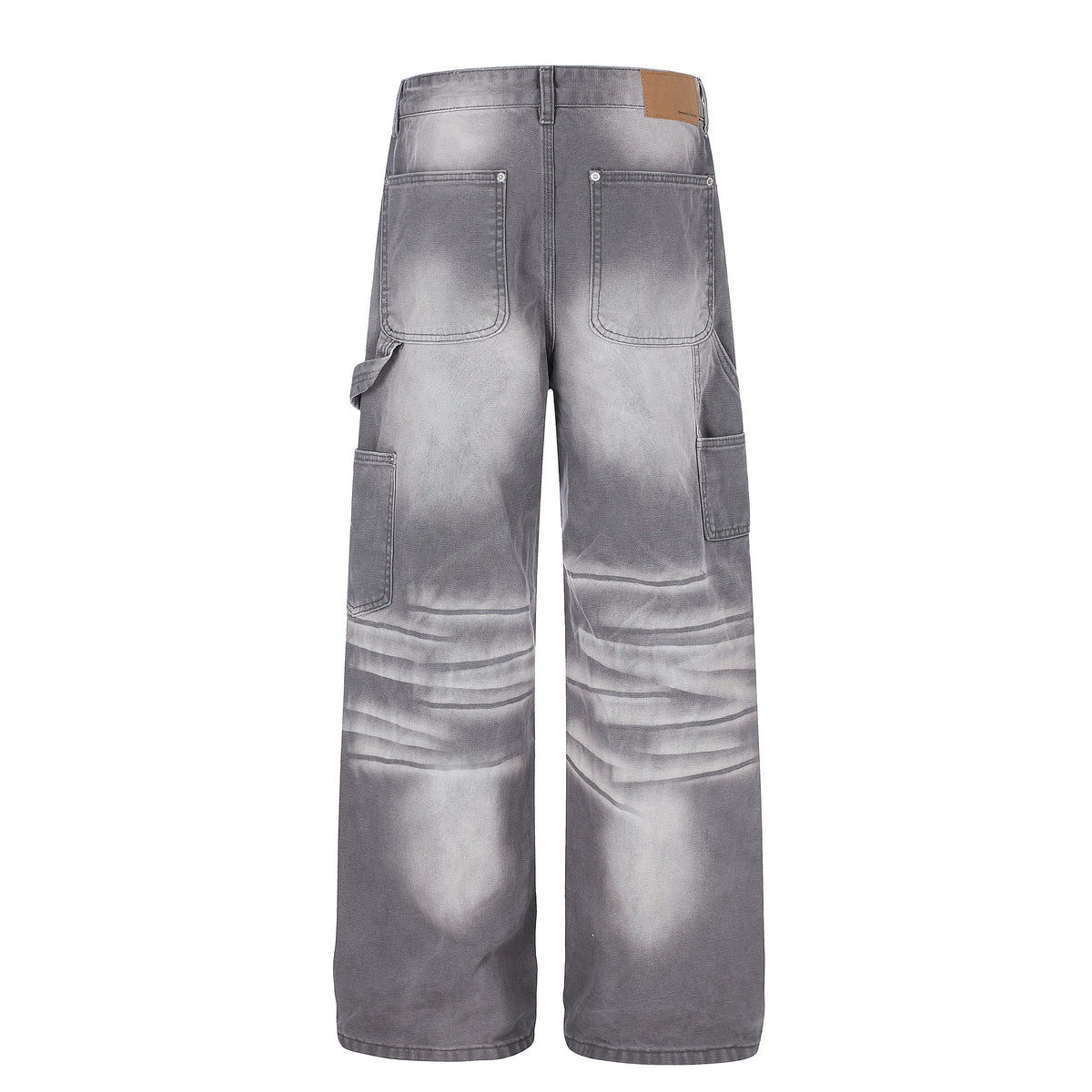 Madxmarx Jeans aus Denim mit gewaschenem Knittereffekt