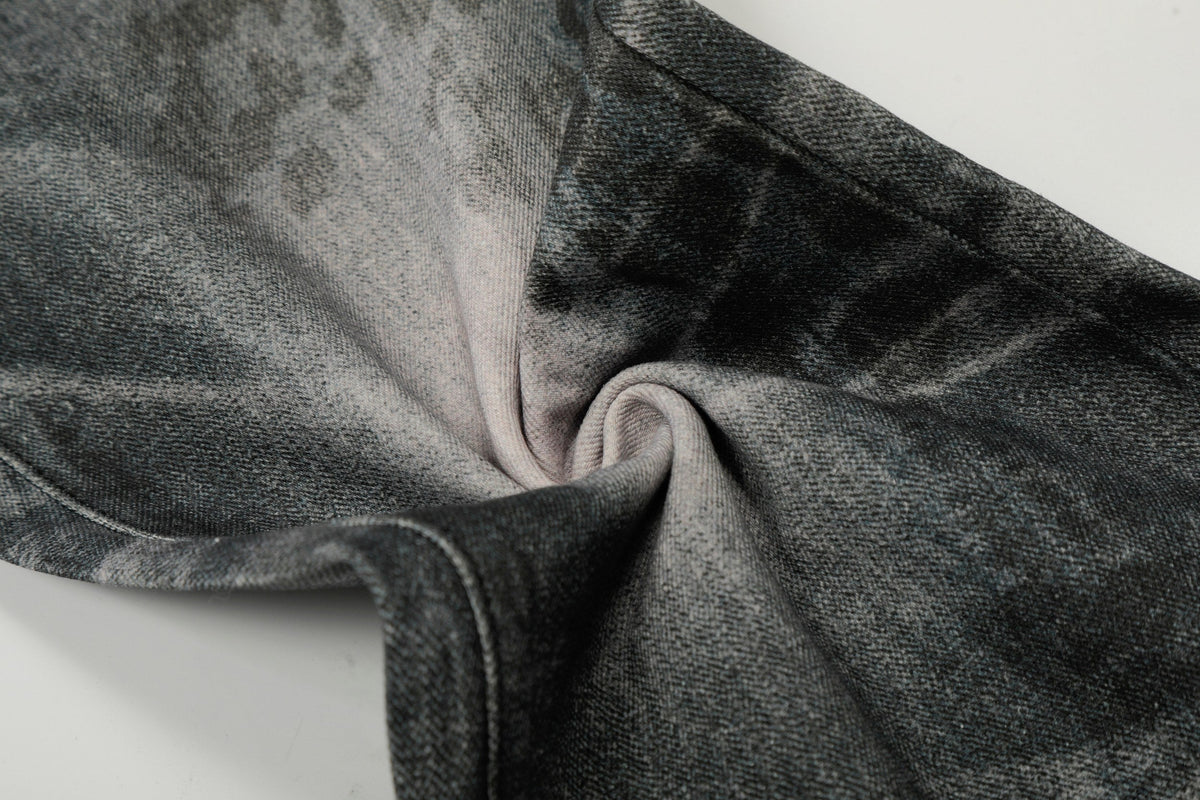 Madxmarx Washed Whisker Wide-Leg Jeans