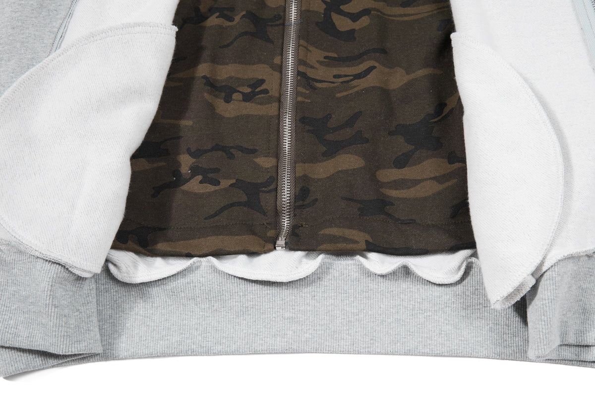 Madxmarx Hustle Script Zip-Up Hoodie