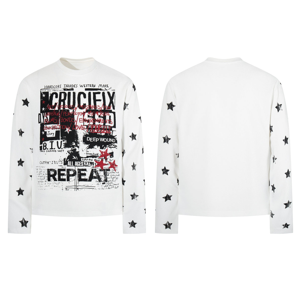 Madxmarx Vintage Punk Graphic Long Sleeve