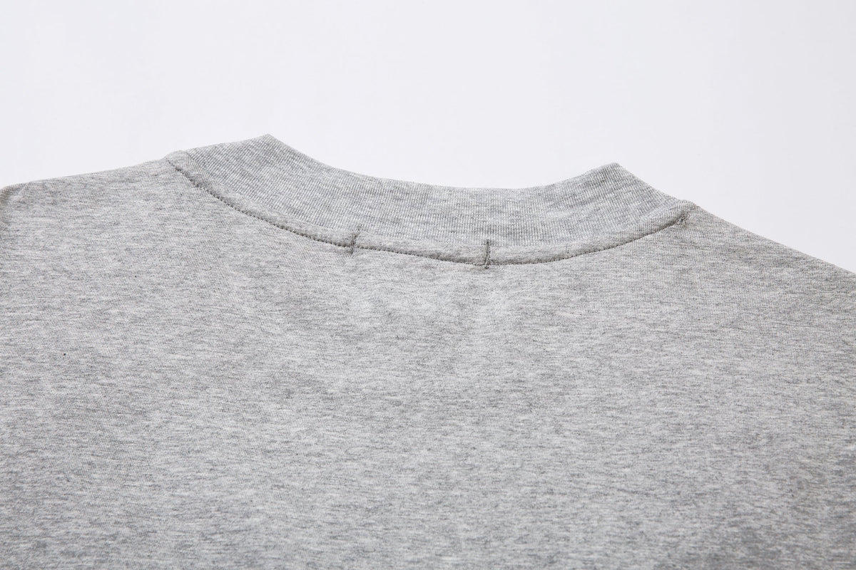 Madxmarx Langarmshirt mit strukturiertem Einsatz