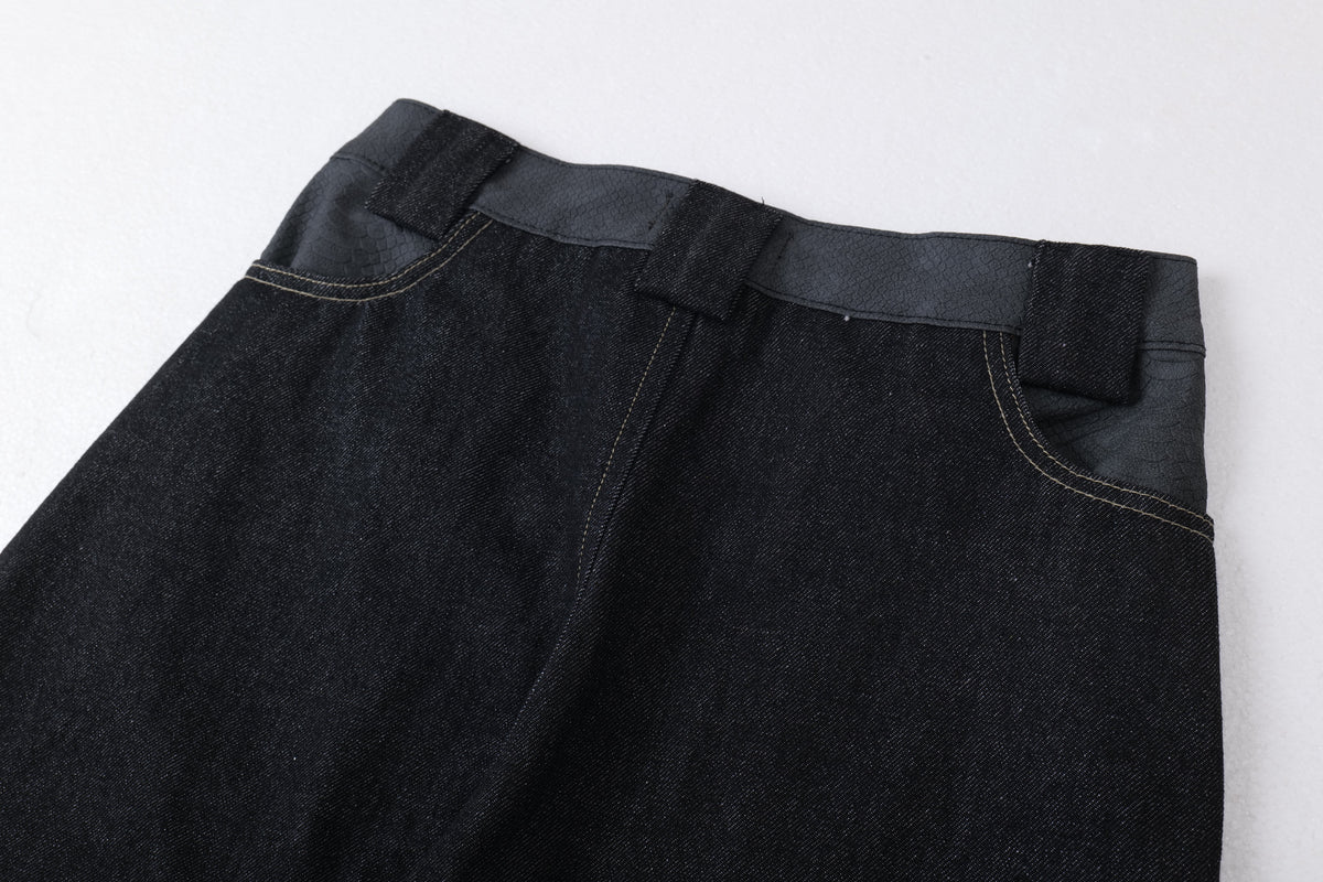 Madxmarx Tribal Embroidered Balloon Jeans