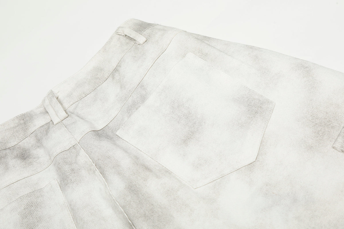 Pantalon cargo large délavé à écusson étoile Madxmarx