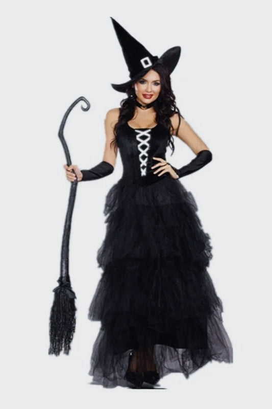Robe de sorcière d'Halloween pour femmes
