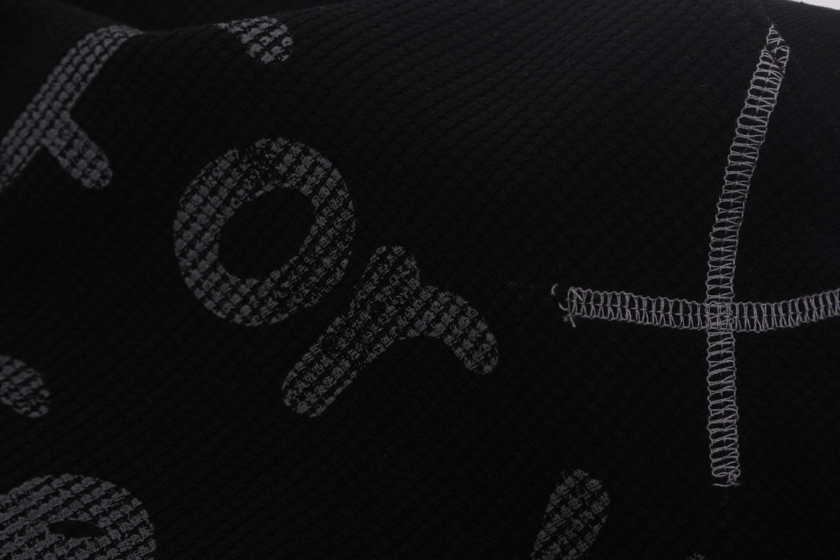 Madxmarx Graphic Waffle Long Sleeve