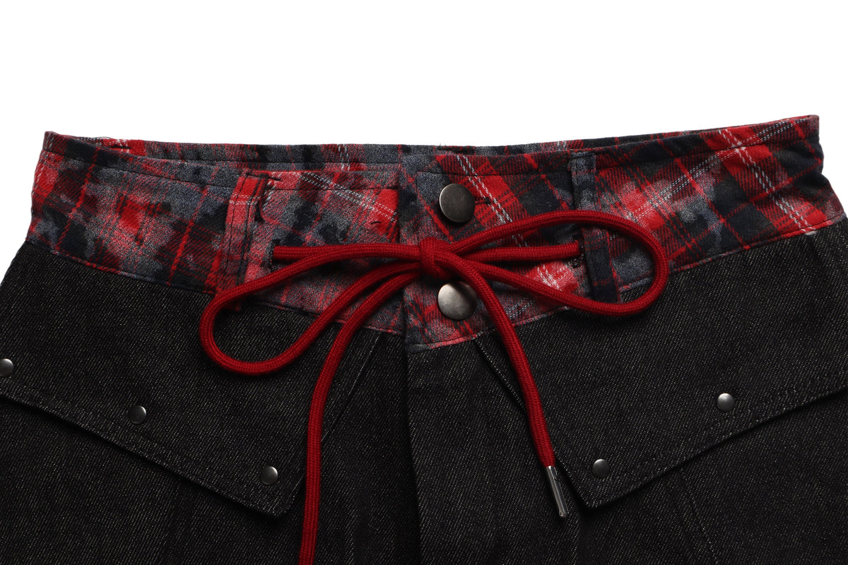 Pantalon fuselé en similicuir doublé de flanelle Madxmarx