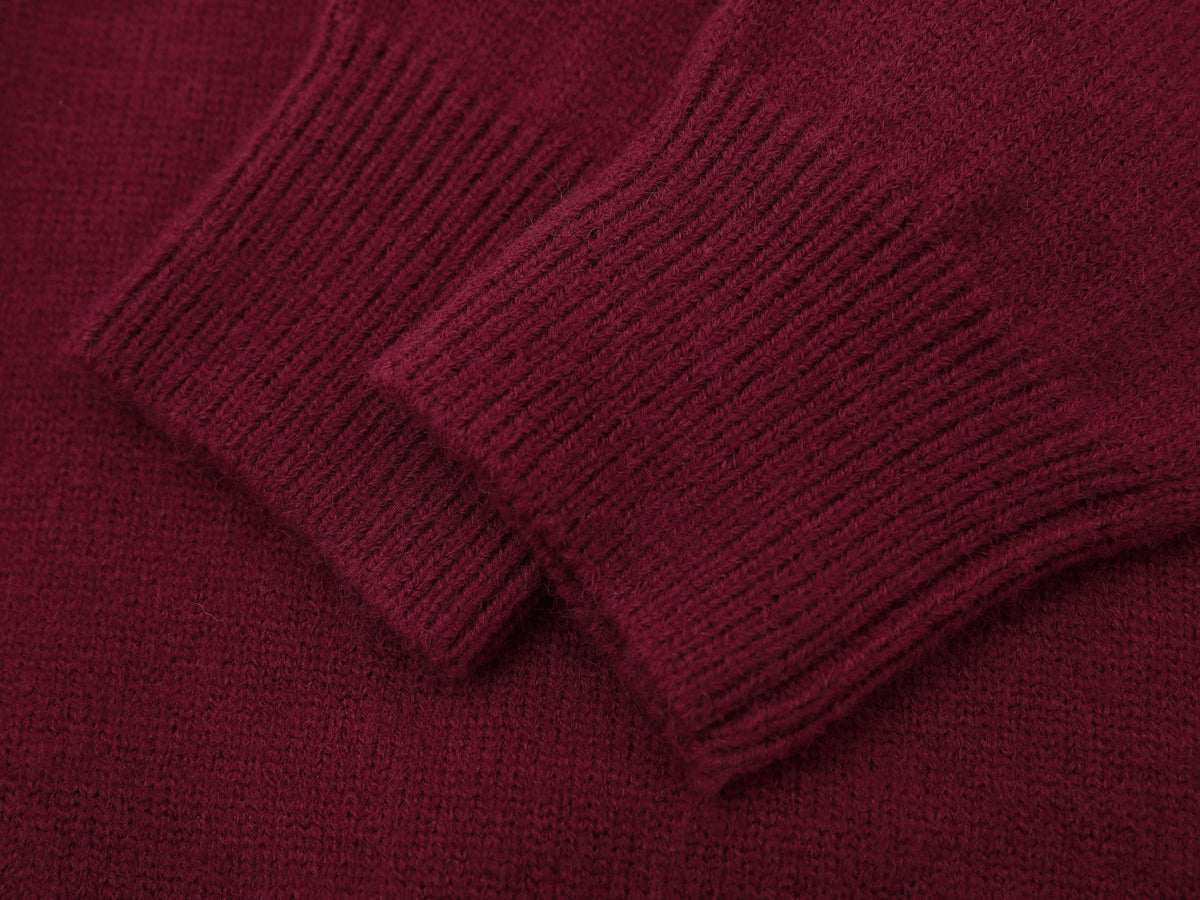 Madxmarx Varsity Team Number Knit Sweater