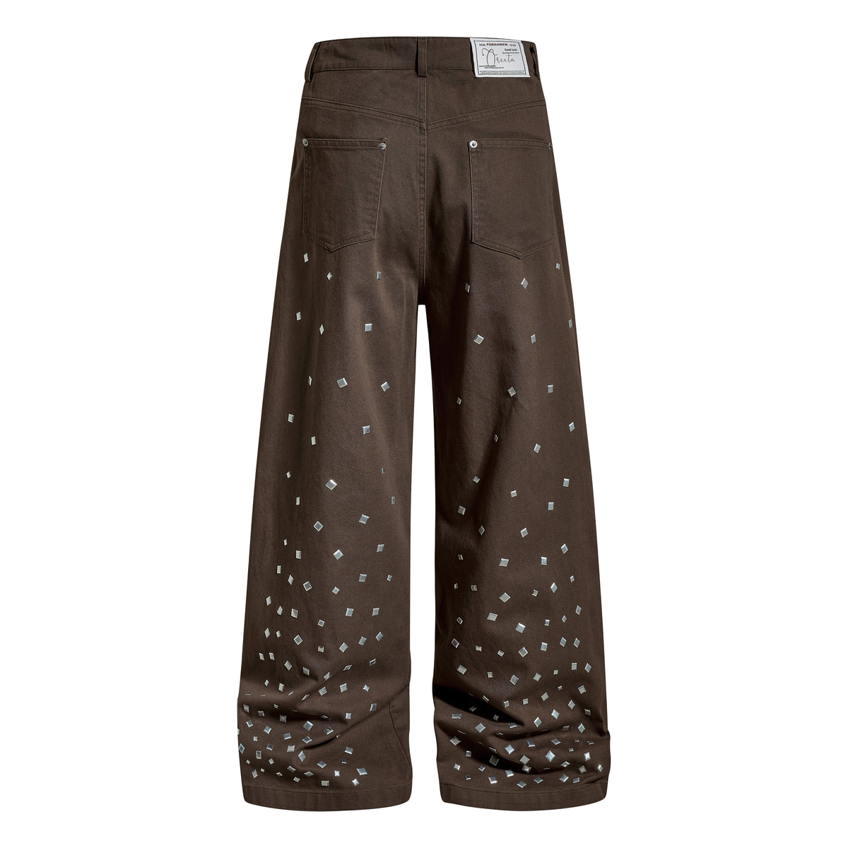 Pantalon large à détails cloutés Madxmarx