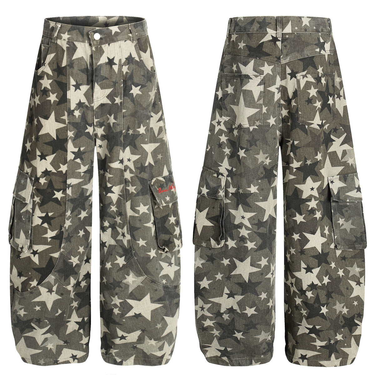 Madxmarx Star Camo Cargo Pants
