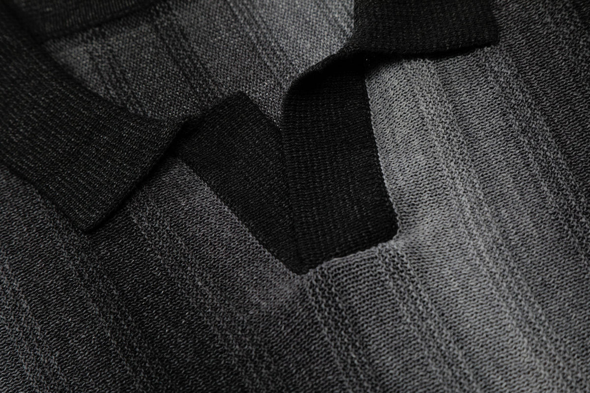 Madxmarx “Gradient Knit Polo Tee”
