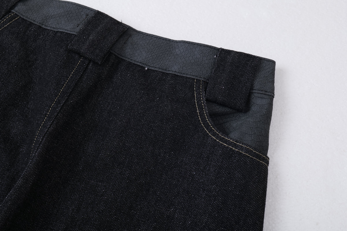 Madxmarx Tribal Embroidered Balloon Jeans