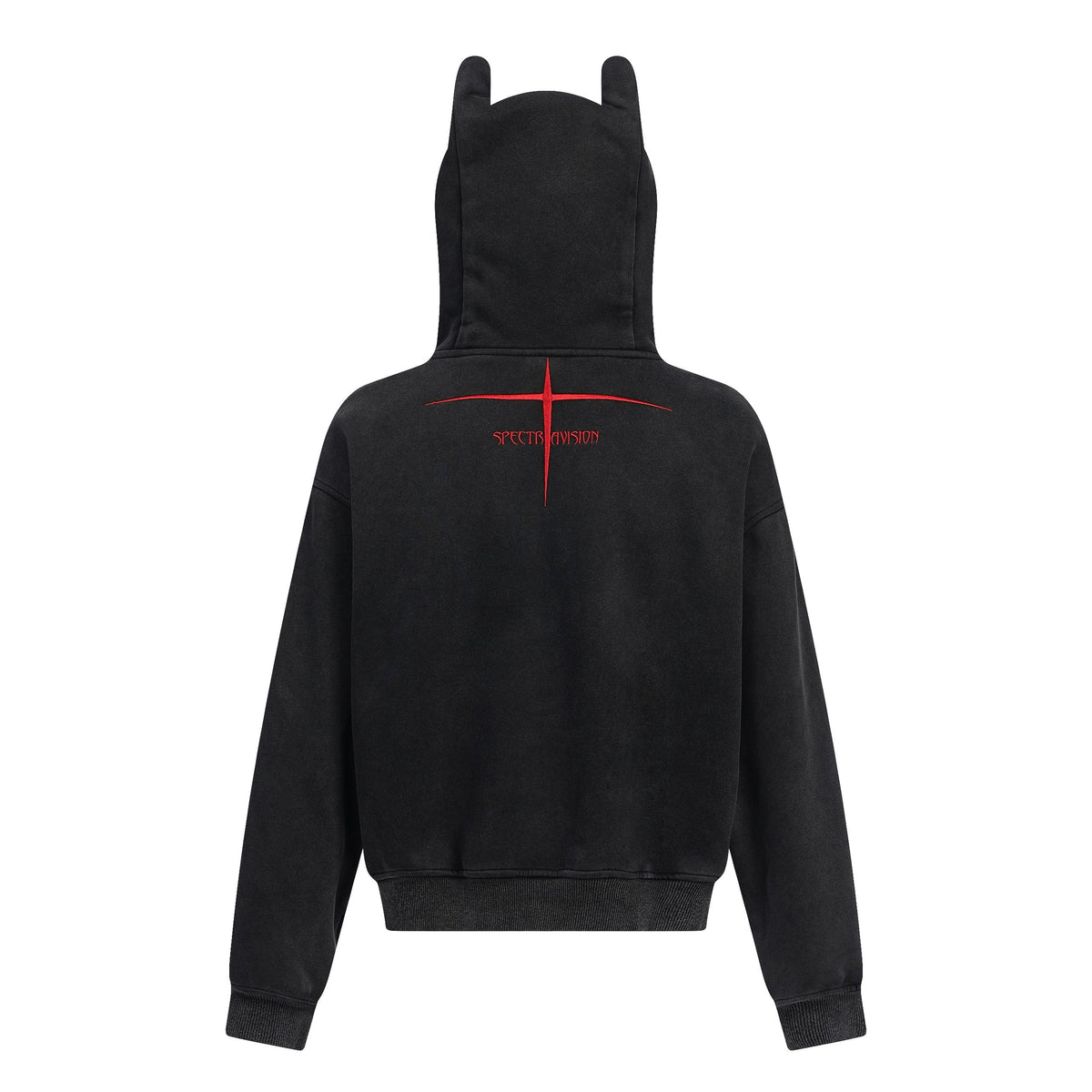 Madxmarx Devil-Ear Zip Hoodie