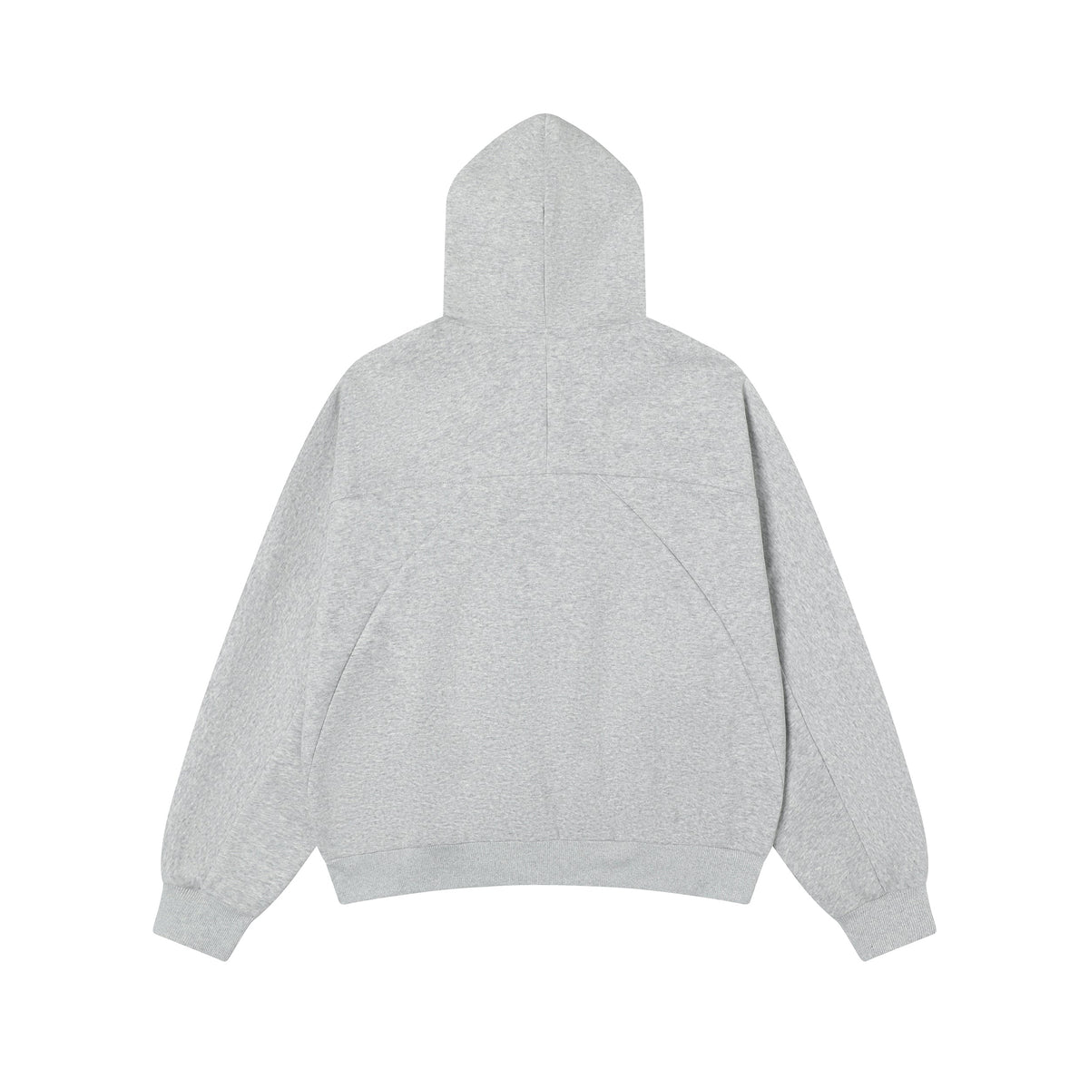Madxmarx Structured Panel Zip-Up Hoodie