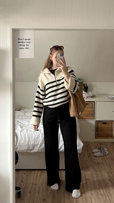 Striped Pullover Sweater
