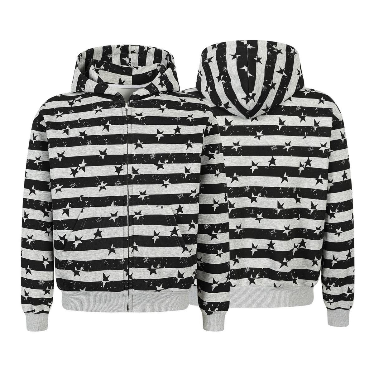 Madxmarx Zip-Up Graphic Hoodie