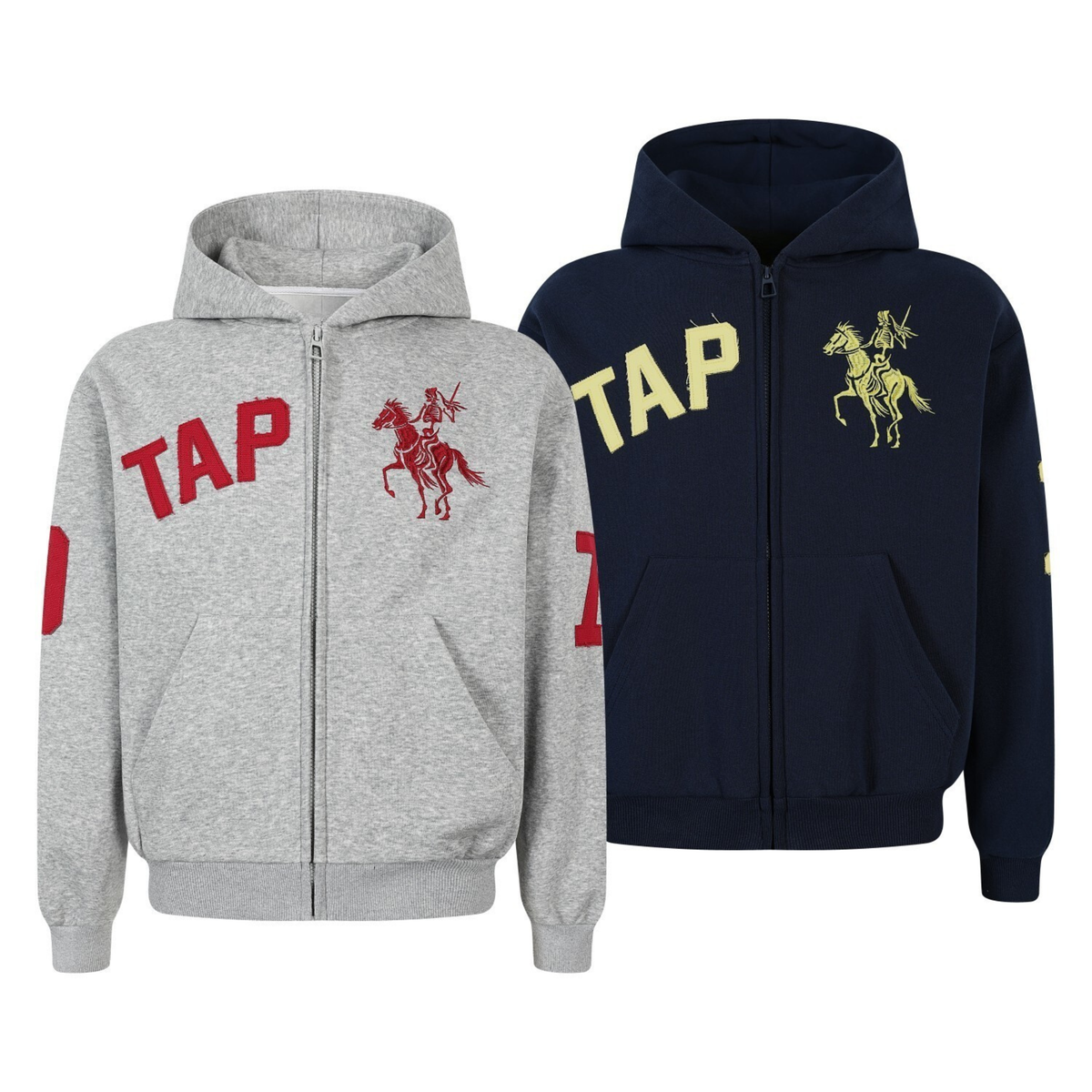 Madxmarx Zip-Up Graphic Hoodie