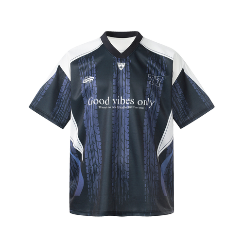 Madxmarx “77 Good Vibes” Mesh Jersey - M / Blue