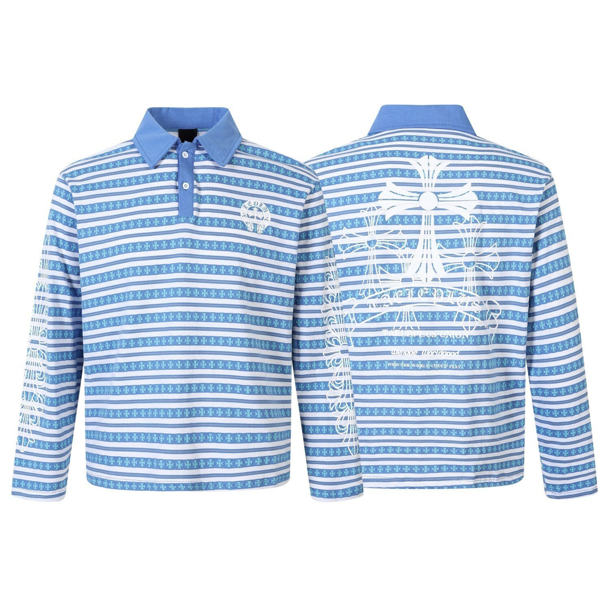 Madxmarx Heritage Stripe Long Sleeve Polo
