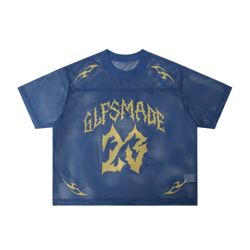 Madxmarx Flame Sigil Mesh Jersey - M / Blue