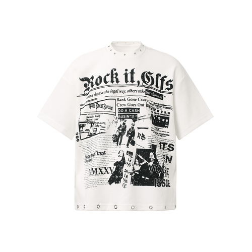 Madxmarx Rock It Grafik-T-Shirt - M / Weiß