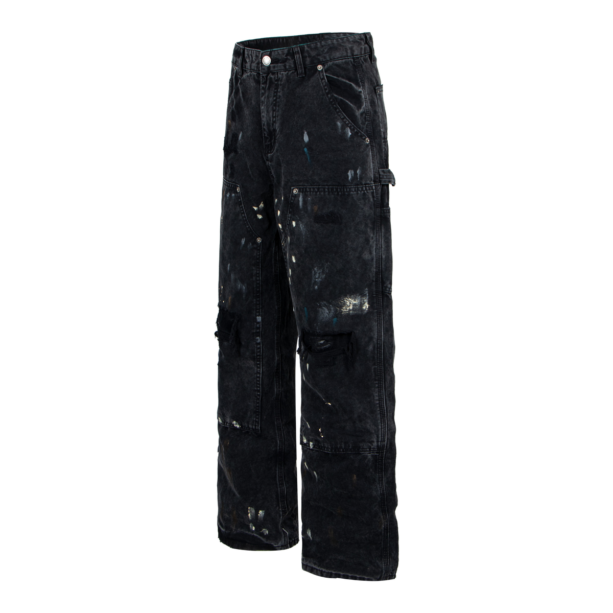 Pantalon de travail en jean vieilli Madxmarx
