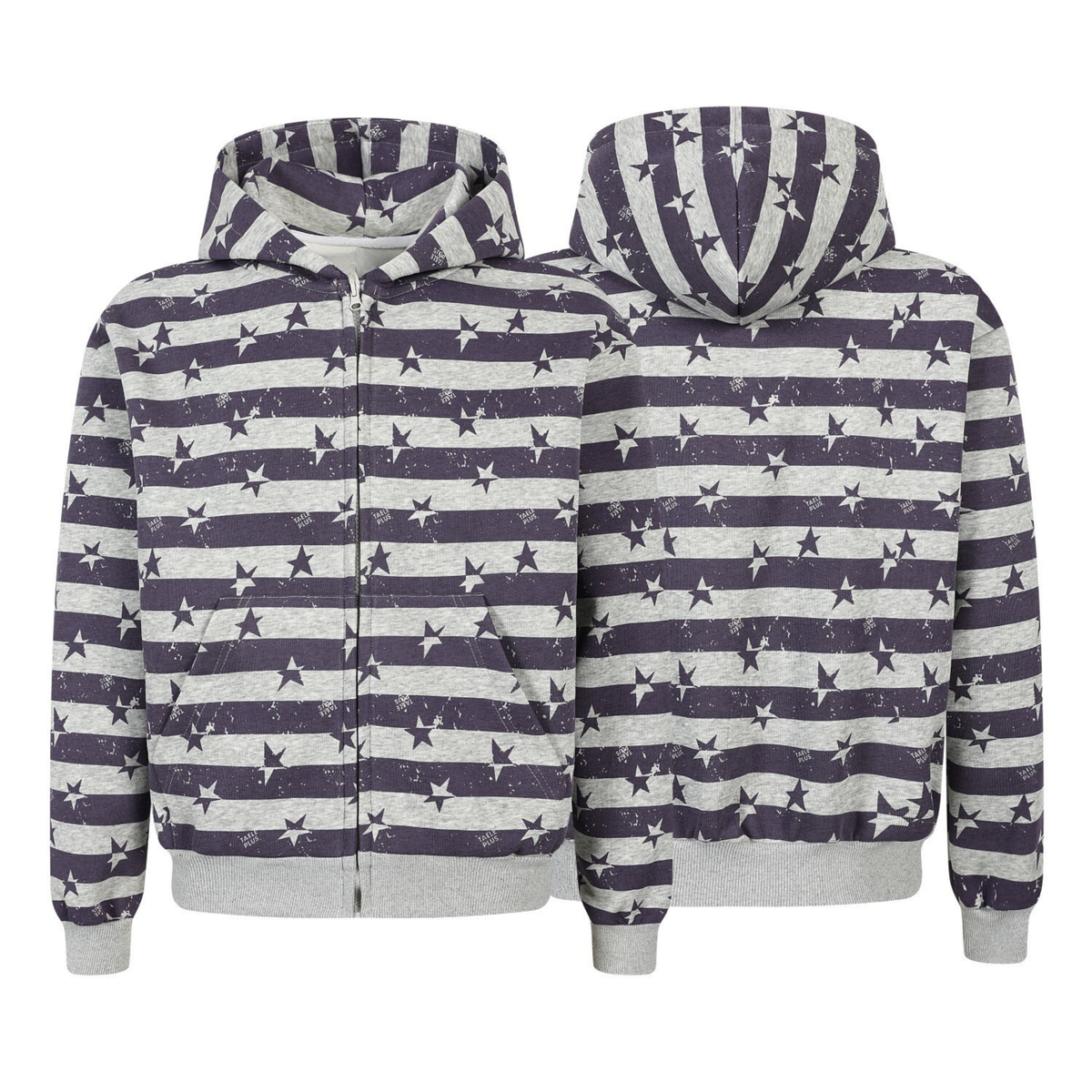 Madxmarx Zip-Up Graphic Hoodie