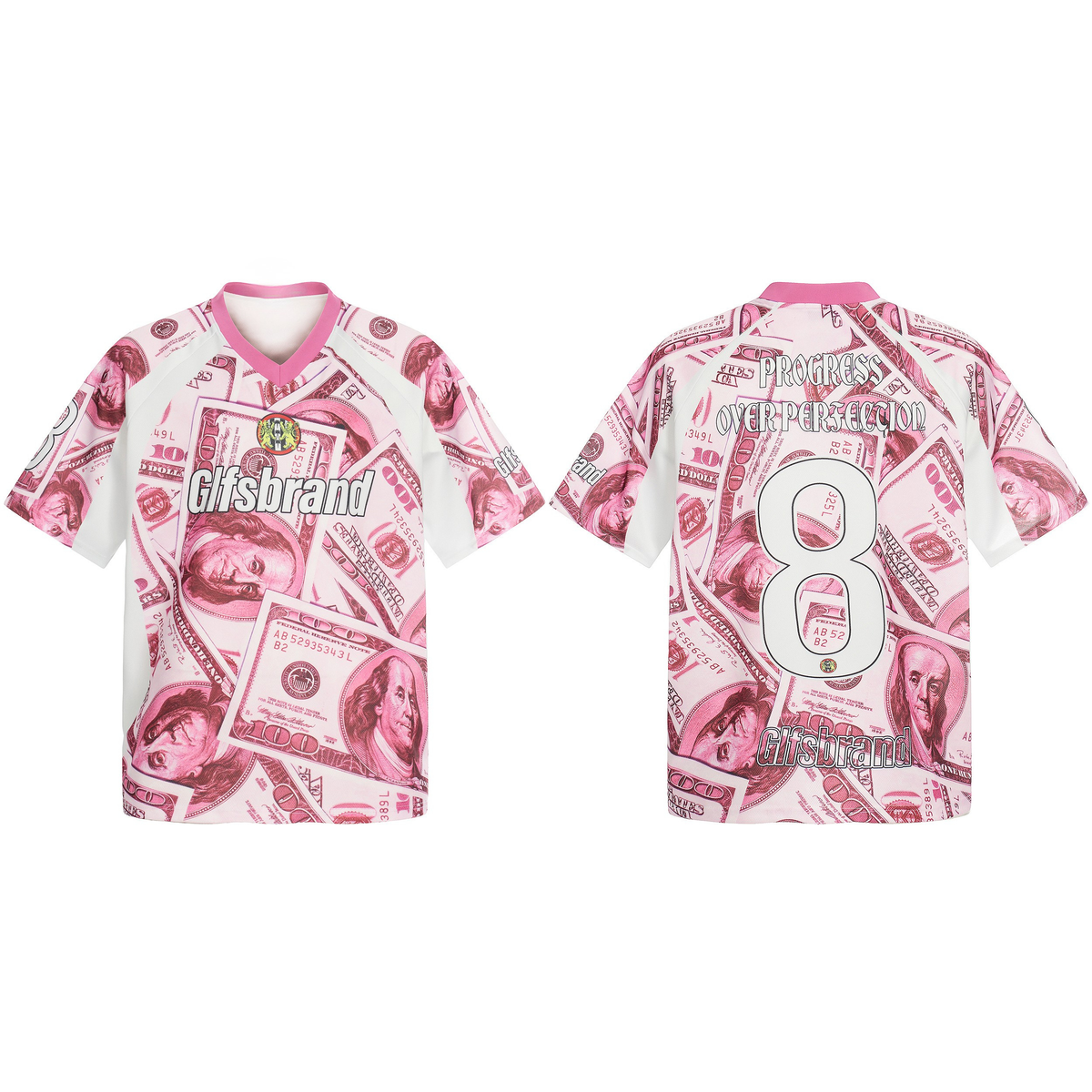 Madxmarx Dollar Print Mesh Jersey