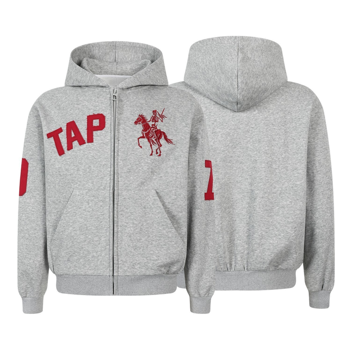 Madxmarx Zip-Up Graphic Hoodie