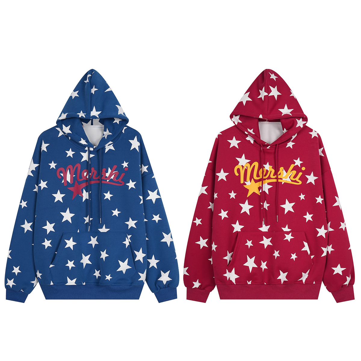 Madxmarx Star Pattern Hoodie