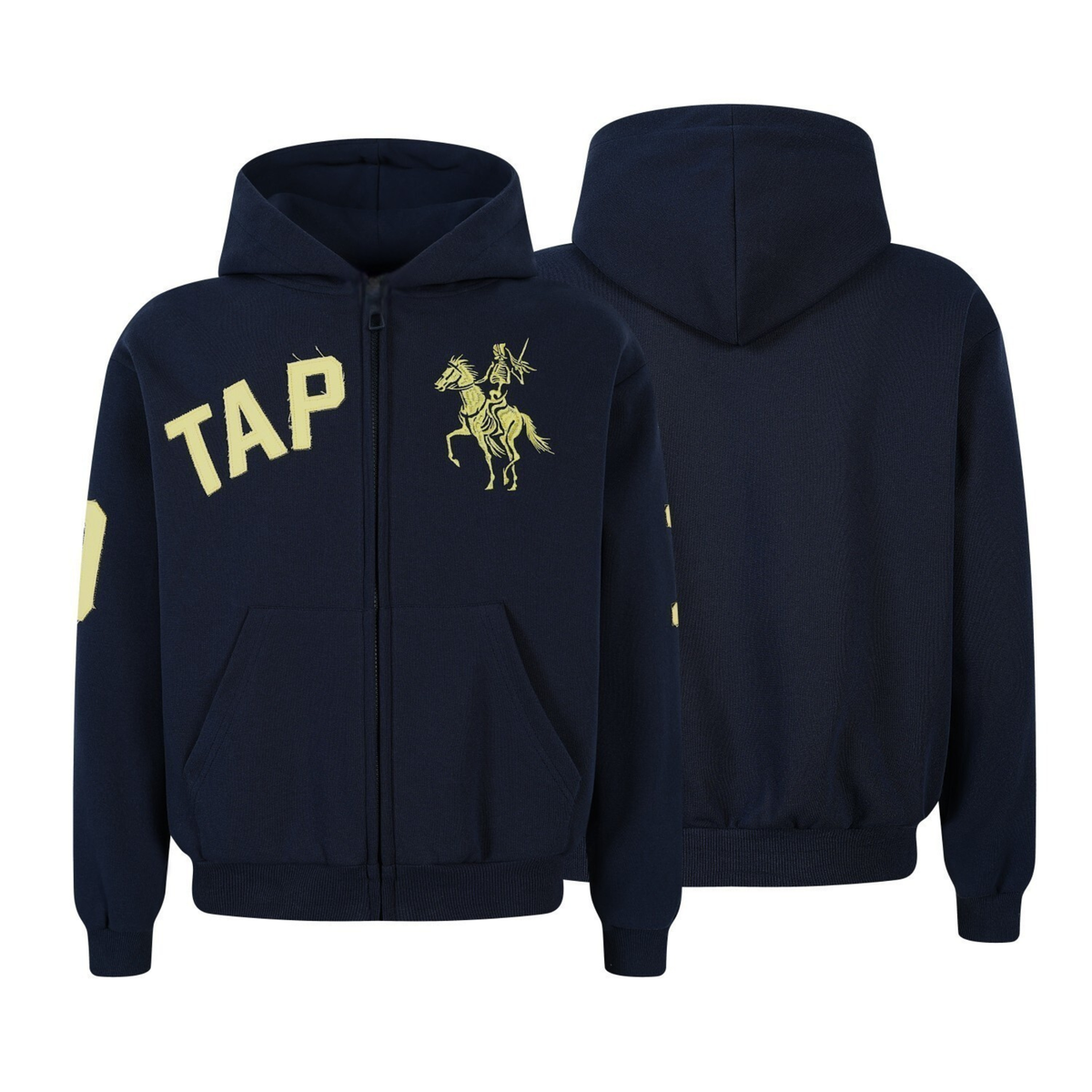 Madxmarx Zip-Up Graphic Hoodie