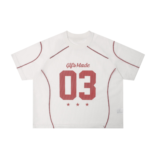 Madxmarx 03 Mesh Jersey Tee - M / White