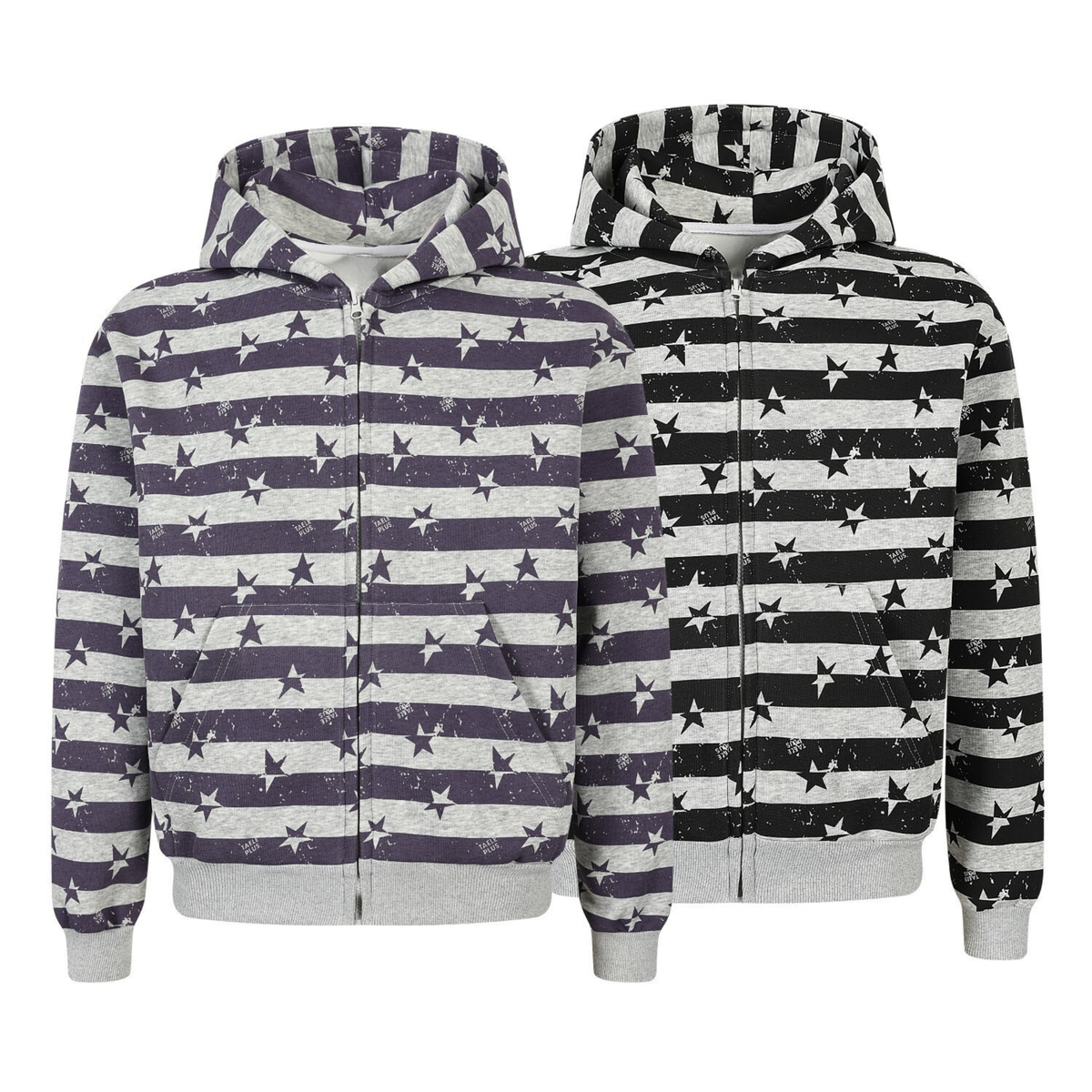 Madxmarx Zip-Up Graphic Hoodie
