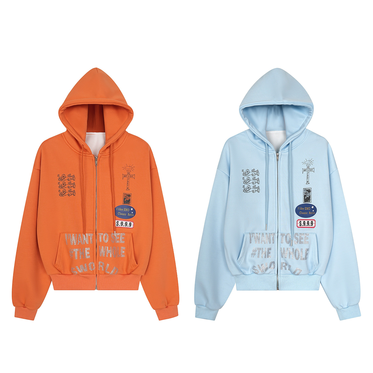 Madxmarx “See The Whole World” Zip Hoodie