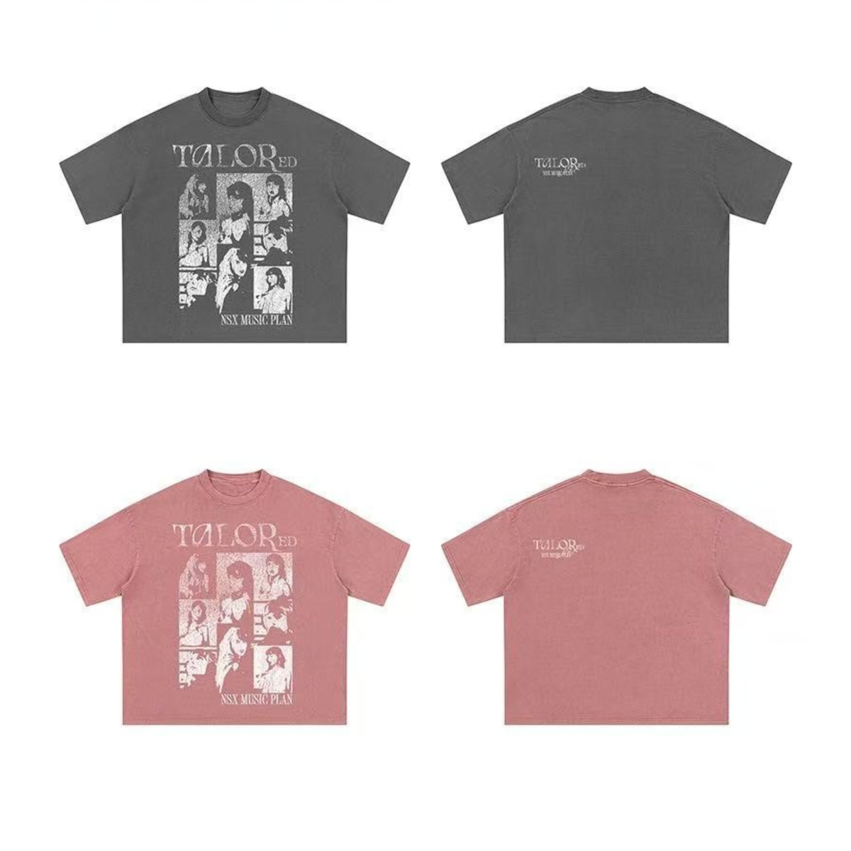 Camiseta gráfica roja Madxmarx Tailor