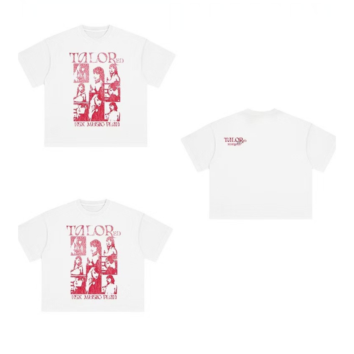 Camiseta gráfica roja Madxmarx Tailor